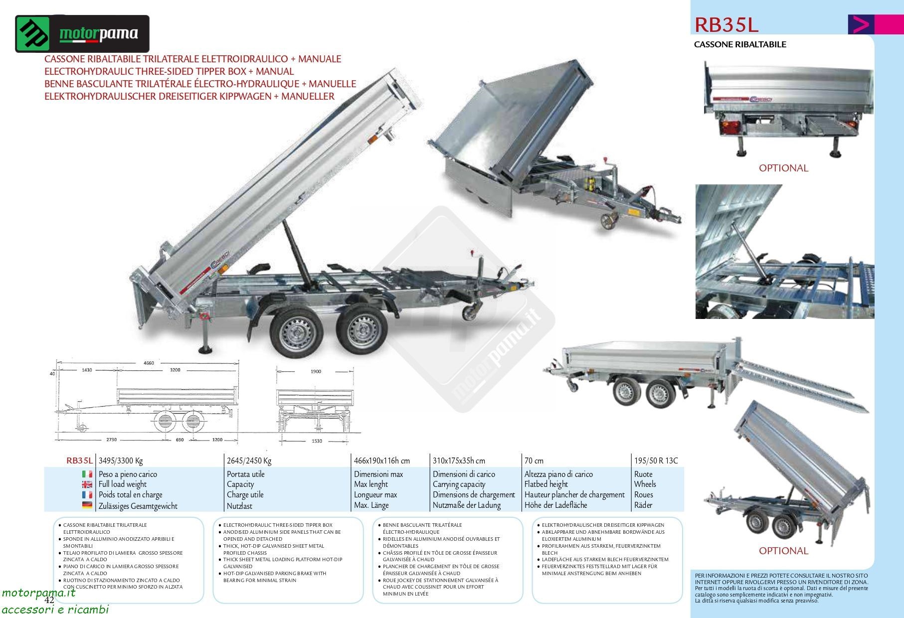 Carrello cresci RB35L