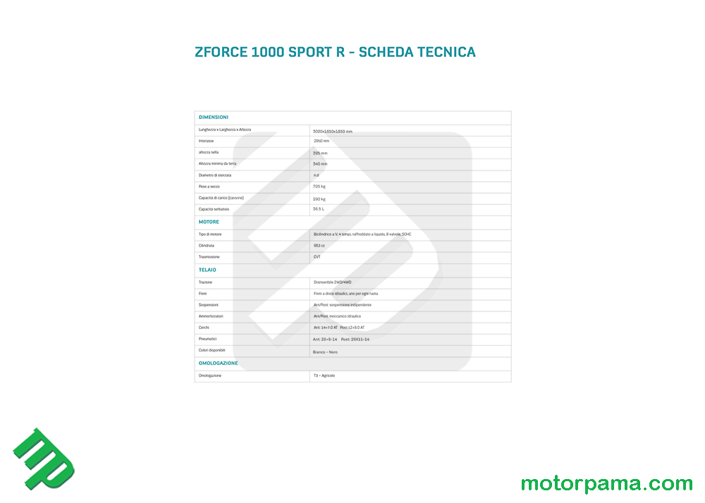 CF Moto ZFORCE 1000 SPORT R - immagine 5