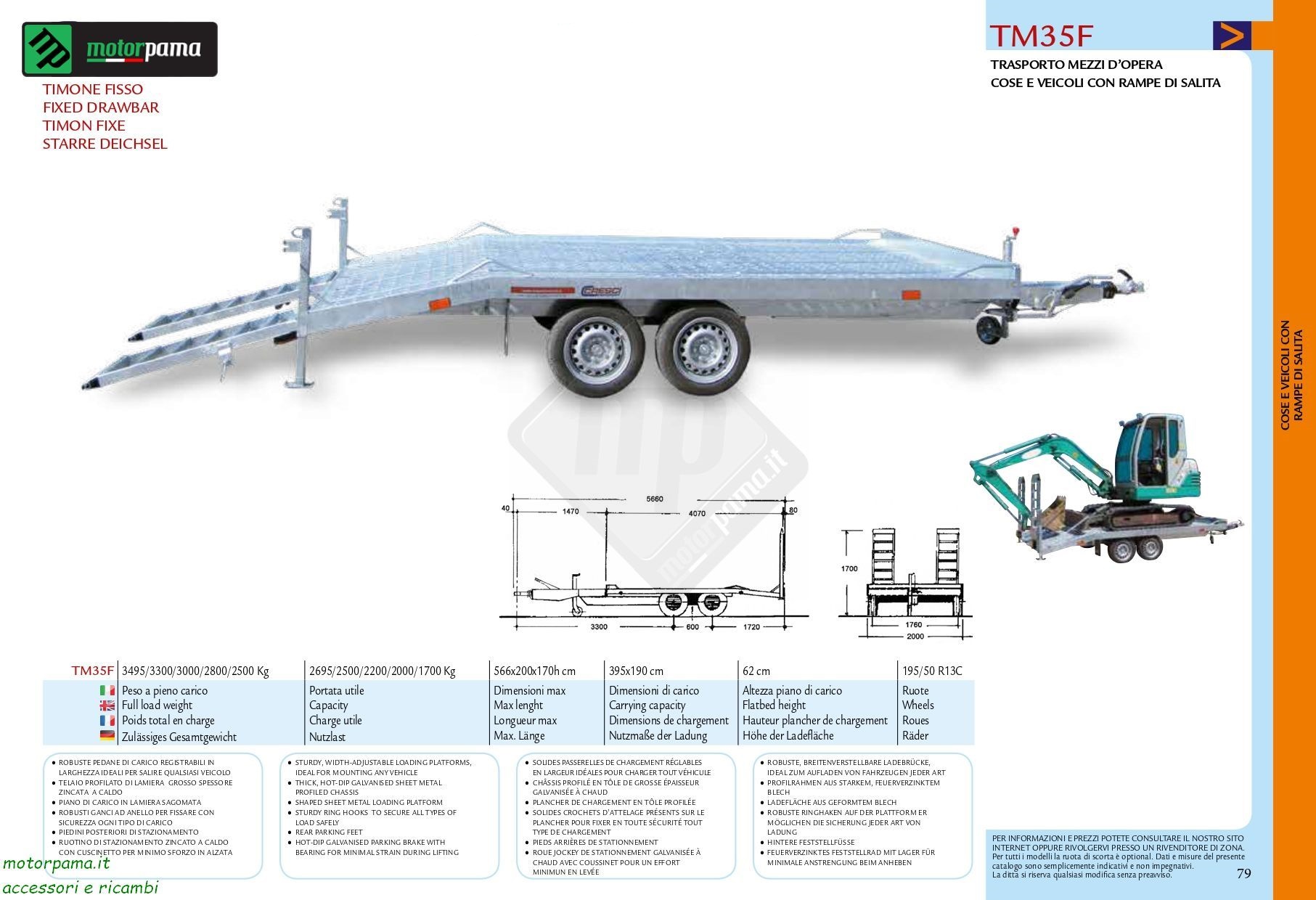 Carrello cresci TM35F