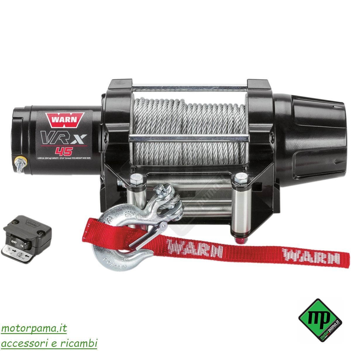 Verricello Warn winch VRX 45 universale cavo acciaio - immagine 2