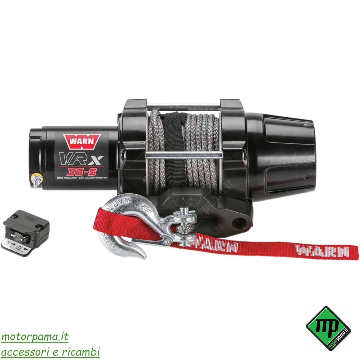 Verricello Warn winch VRX 35-S universale cavo tessile - immagine 2