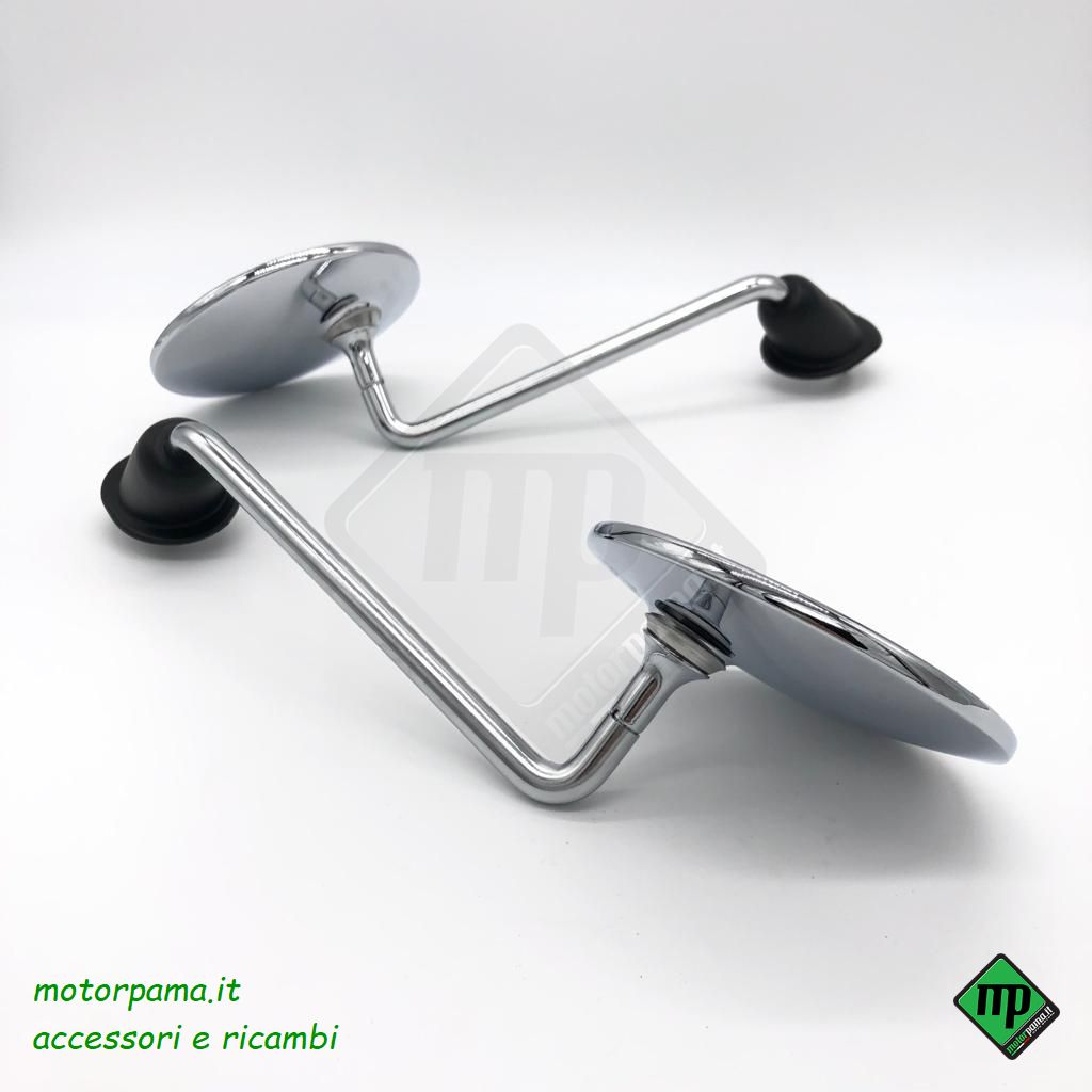 Coppia specchi retrovisori cromati Kymco Like - immagine 3