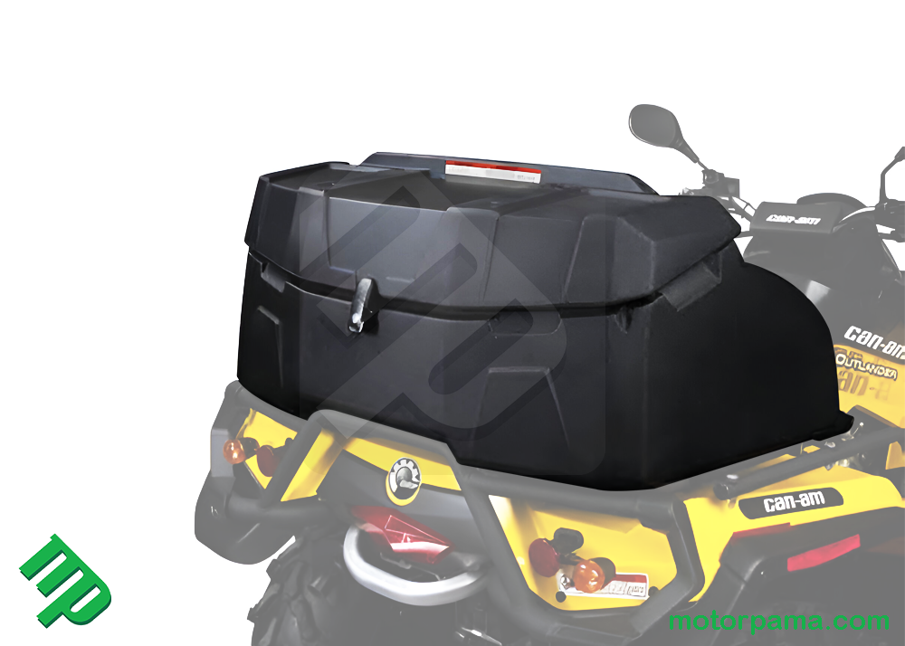 Baule valigia posteriore quad nero opaco Sifam - immagine 3
