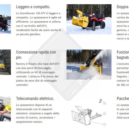Turbina Spazzaneve RAMMY 120 ATV
