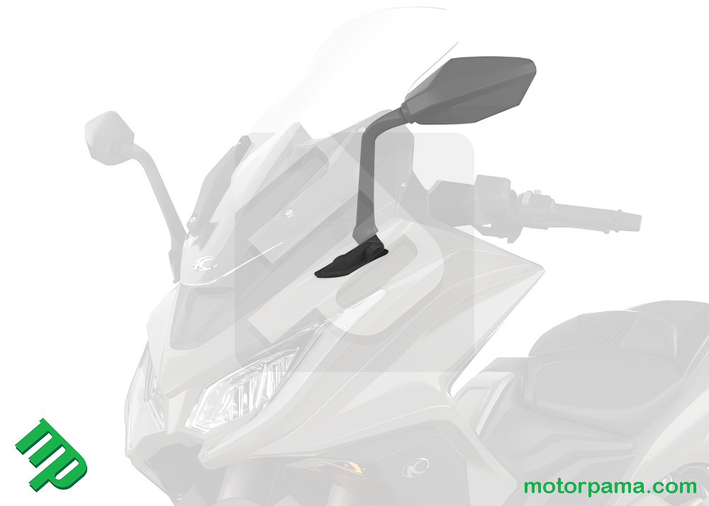 Tappo carena lato sinistro per attacco specchio originale Kymco Ak550 - immagine 4
