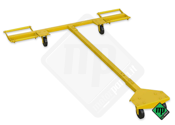 Carrello professionale trasporto motoslitta