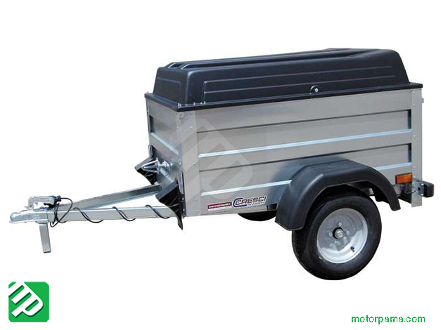 Cresci rimorchi H3 senza freni con coperchio - 150 Kg peso complessivo