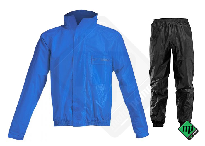 Completo antipioggia Acerbis Rain Suit Logo Blu