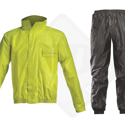 Completo antipioggia Acerbis Rain Suit Logo nero/giallo