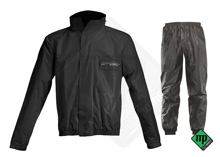 Completo antipioggia Acerbis Rain Suit Logo nero