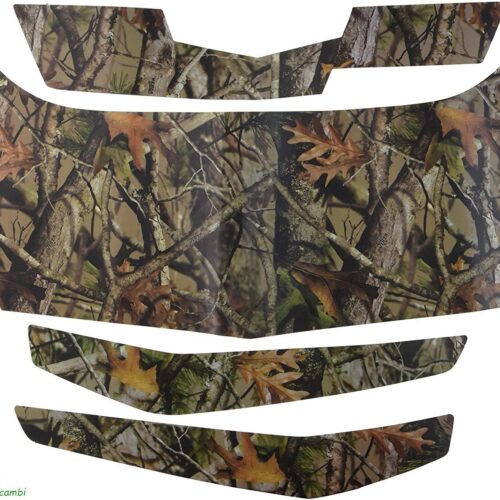 Decalcomanie camo per pannelli per baule nero