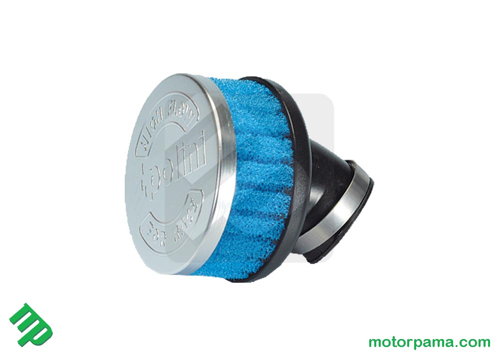 Filtro aria Polini corto con imbocco da 32mm per carburatori DELL'ORTO PHBG-PHBD