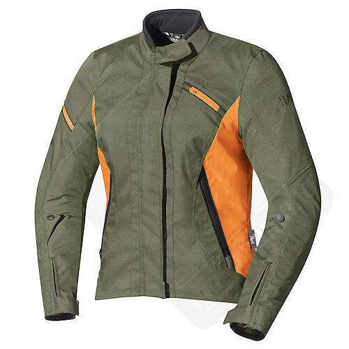 Giacca moto donna Alana Ixs cachi-arancio