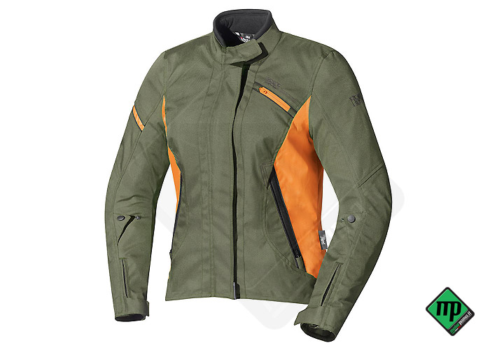 Giacca moto donna Alana Ixs cachi-arancio