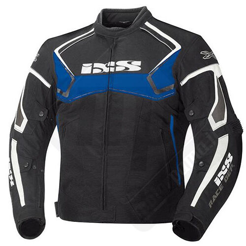 Giacca moto Ixs Activo nero-blu-bianco