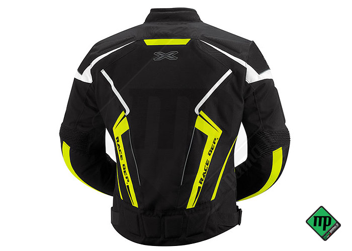 Giacca moto Ixs Activo nero-giallo-fluo-bianco - immagine 2