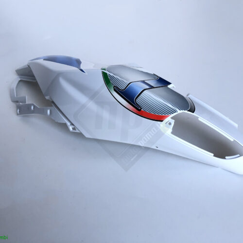 Carena codone posteriore sinistra Aprilia SR colore bianco