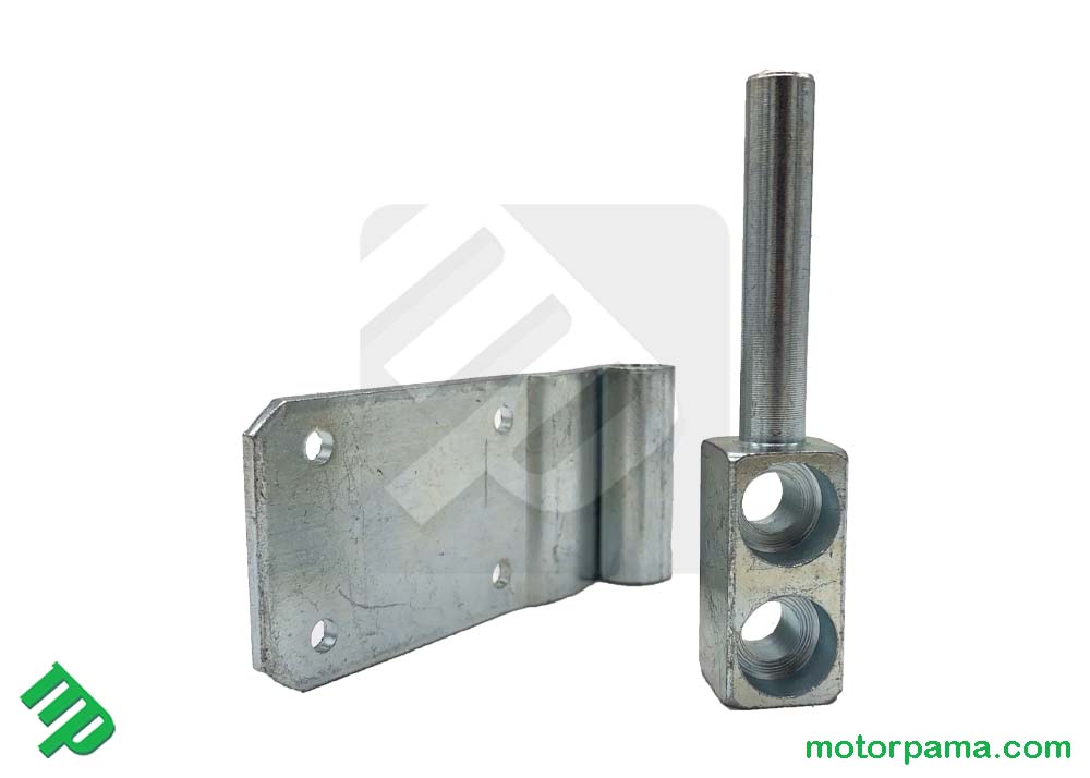 Kit cerniera + perno per rimorchi / carrello per sponde appendice - immagine 3