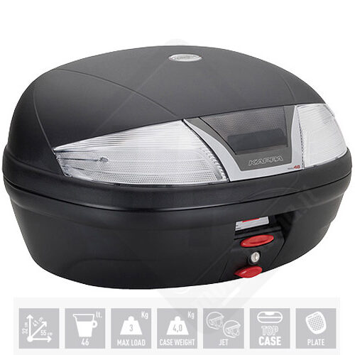 K46 Tech bauletto nero 46 lt