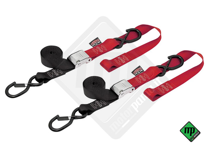 Kit coppia cinghie con gancio a strappo