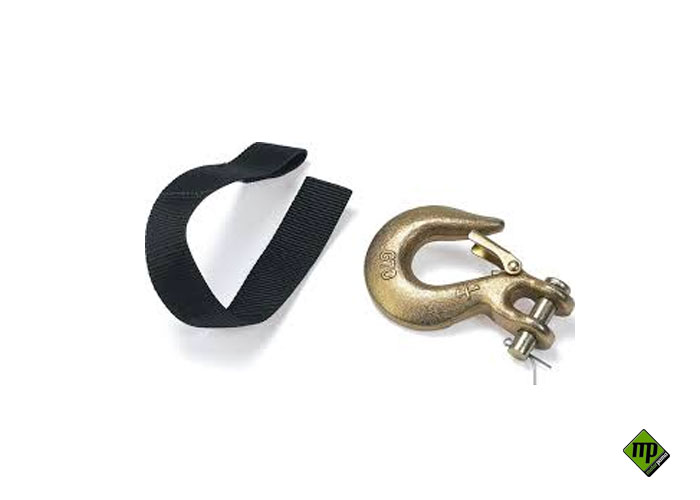 Kit gancio con chiusura di sicurezza e fascetta Can am