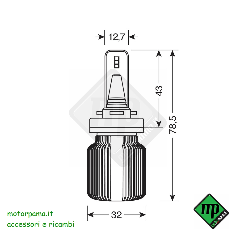 Lampade Led H11 20W - immagine 2