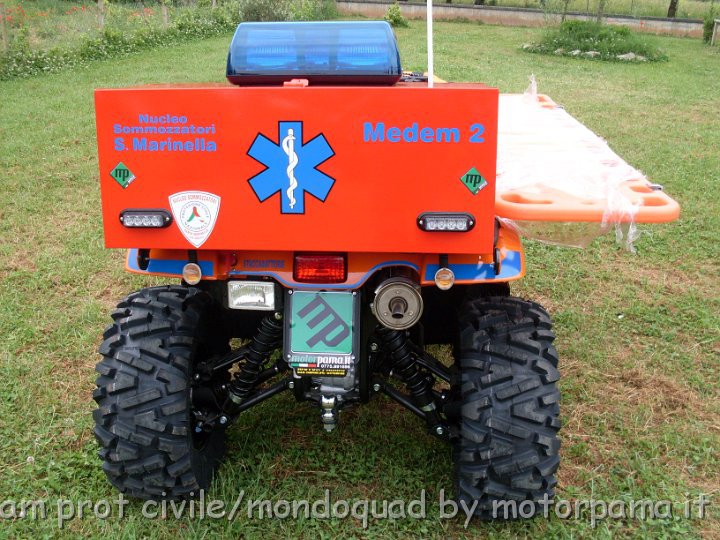 Quad Atv Yamaha Bruin 4500 allestimento speciale Nucleo Sommozzatori