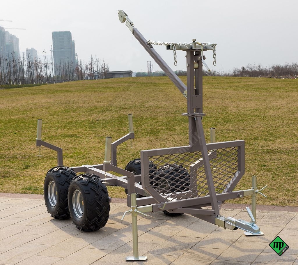 Rimorchio per ATV Wood 1500 Nero - immagine 3