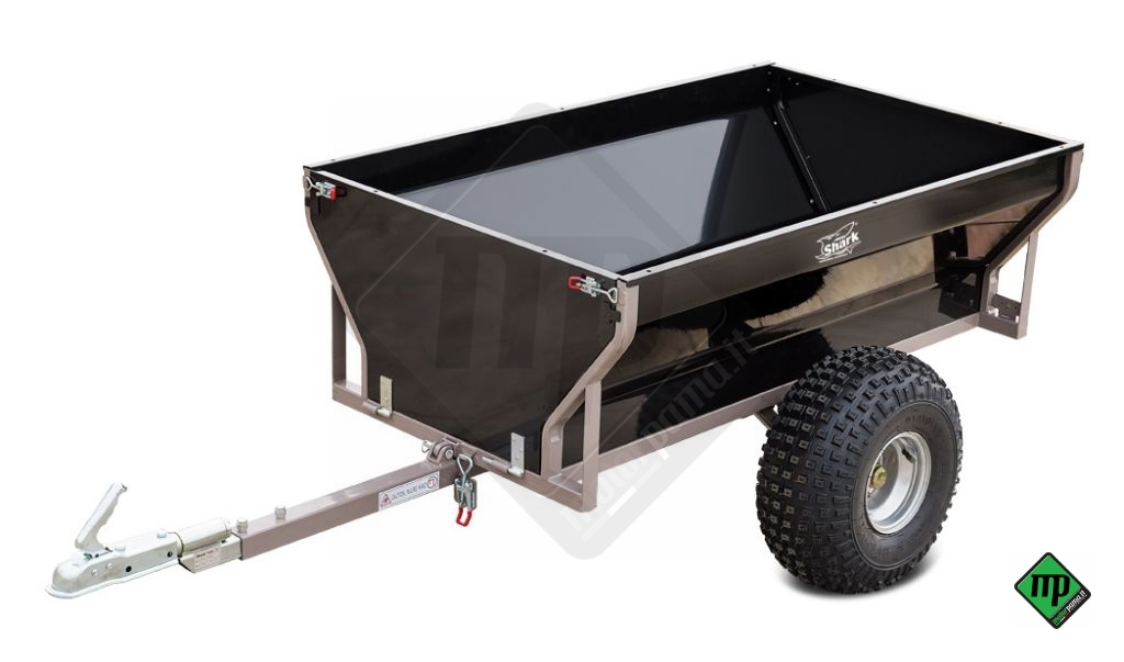 Rimorchio per ATV Legno 550 Nero - immagine 3