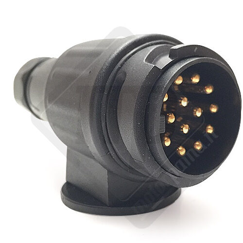 Spinotto presa 13 poli universale per carrello rimorchio