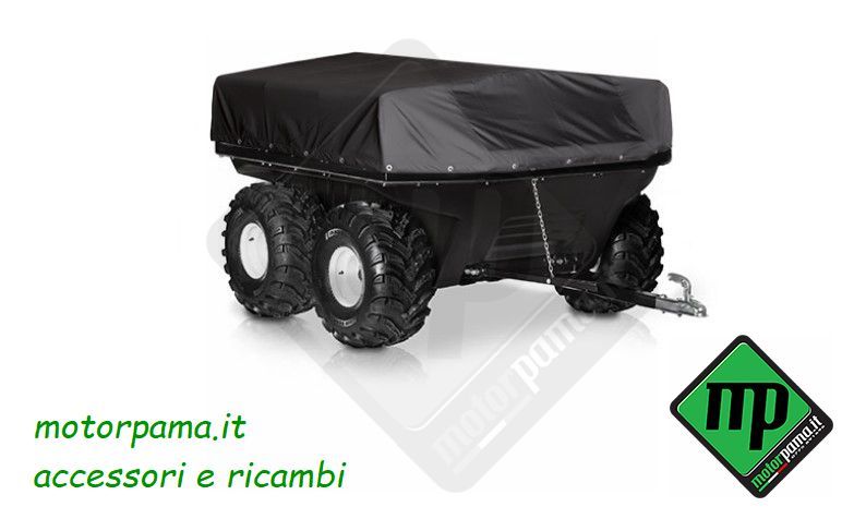 Rimorchio QUAD/ATV/UTV Tinger TRAILER T4 telaio basso con rosone