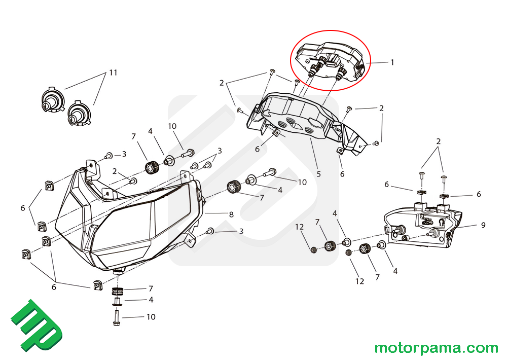 Tachimetro originale Benelli compreso di kit di montaggio - immagine 8
