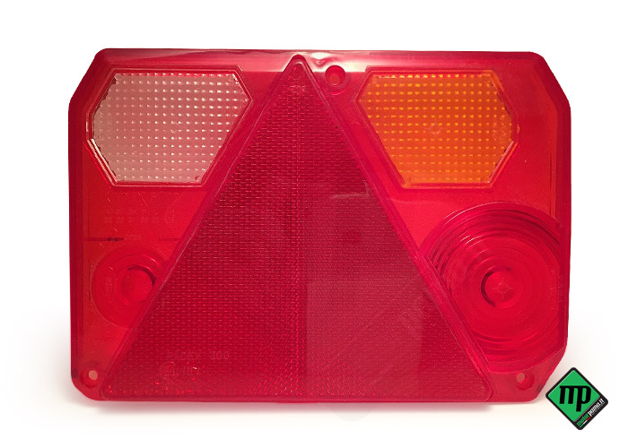 Trasparente / vetro per fanale di posizione DX Radex per serie B C H - PT1 - PT4 - PT7 - TM5 - TM6 R B - 750R