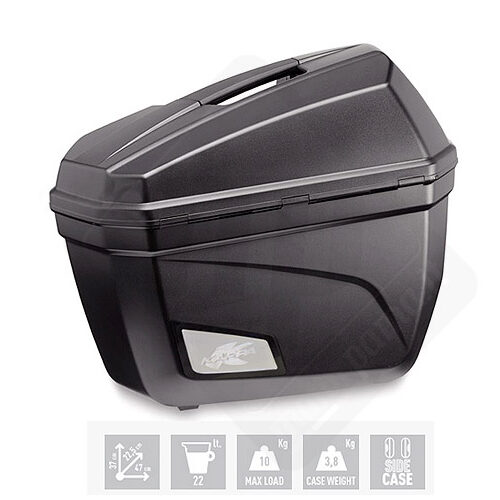 Valigie portapacchi laterali K22 da 22 litri