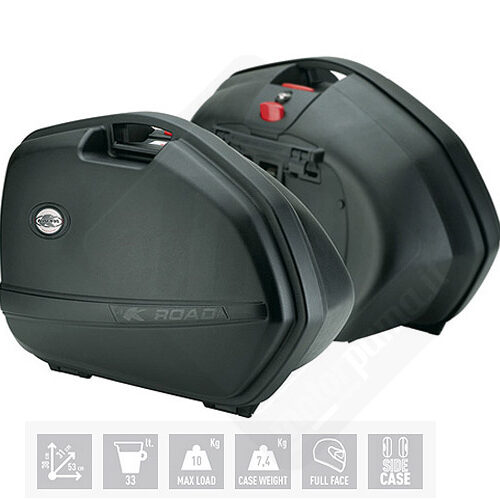 Valigie portapacchi laterali K33N da 33 litri