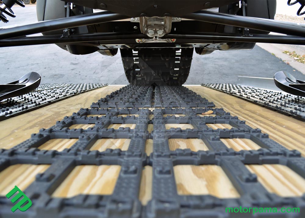 kit 2 Griglie tassellate per grip cingolo motoslitta - immagine 2