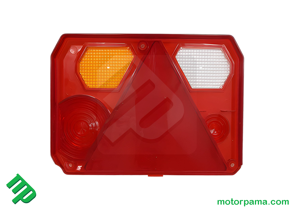 Trasparente per fanale di posizione destro Radex per carrello originale Cresci Rimorchi serie B / C / H / PT1 / PT4 / PT7 / TM5 / TM6 / RB / 750R - immagine 2