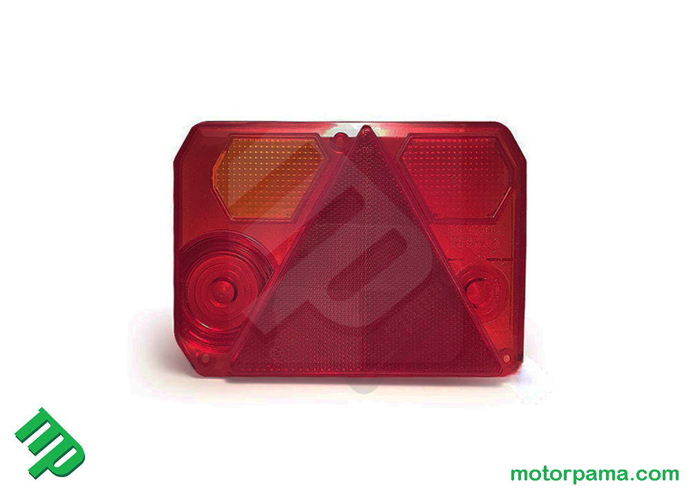 Trasparente per fanale sinistro FNL029 originale Cresci Rimorchi per serie B / C / H / PT1 / PT4 / PT7 / TM5 / TM6 / RB / 750R