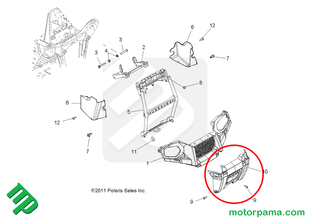 Cover anteriore originale POLARIS Hawkeye/SPORTSMAN - immagine 5