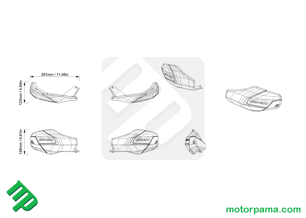 PARAMANI ORIGINALI CAN-AM - immagine 3