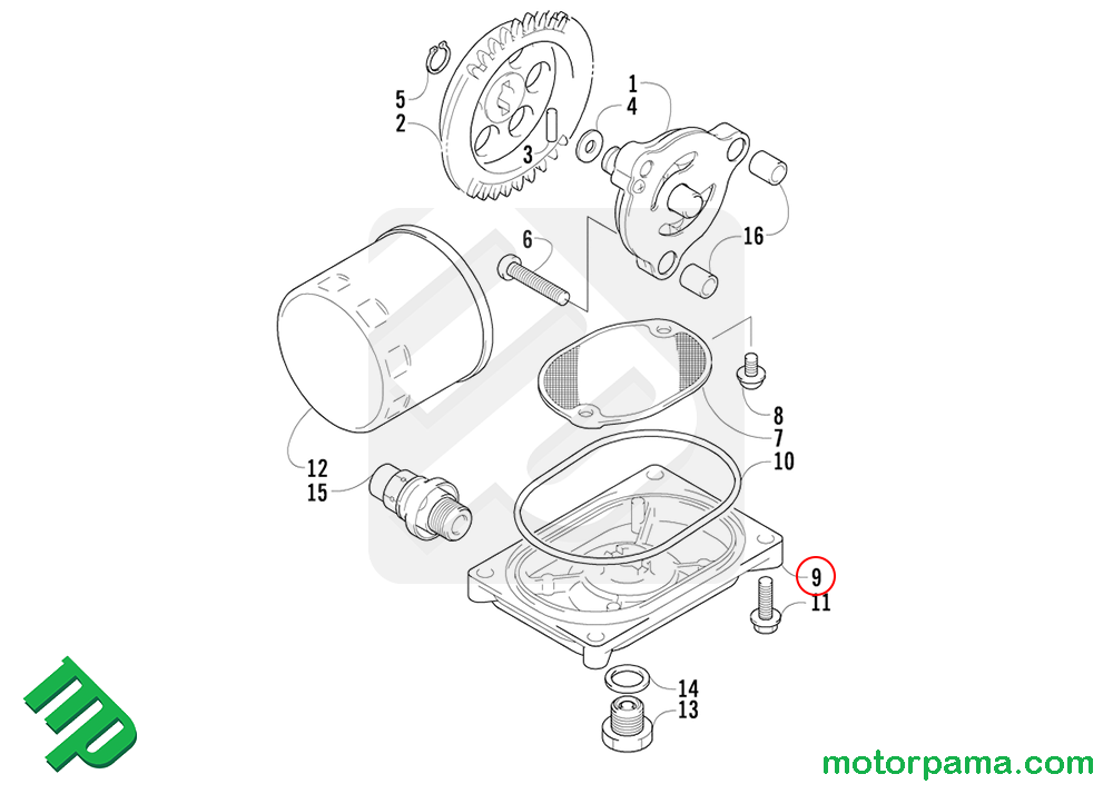 COPERCHIO COPPA OLIO ORIGINALE ARCTIC CAT - immagine 3