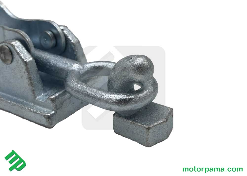 Chiusura maniglia con base forgiata e gancio per carrelli Cresci Rimorchi - immagine 4