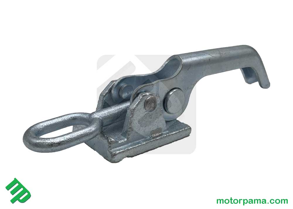 Chiusura maniglia con base forgiata e gancio per carrelli Cresci Rimorchi