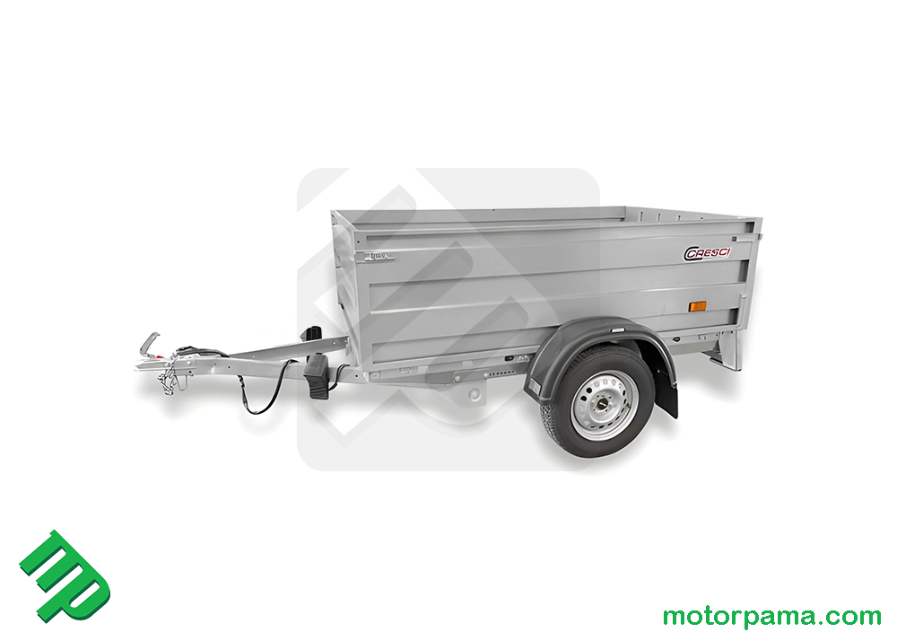 Carrello Cresci Rimorchi H8A senza freni