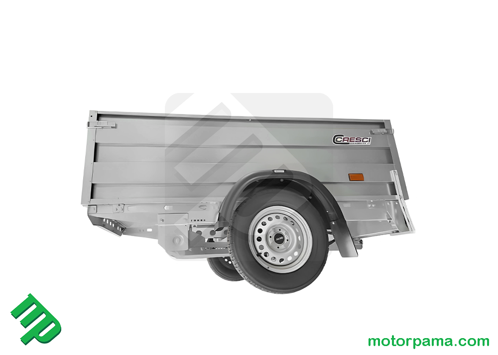 Carrello Cresci Rimorchi H8A senza freni - immagine 2