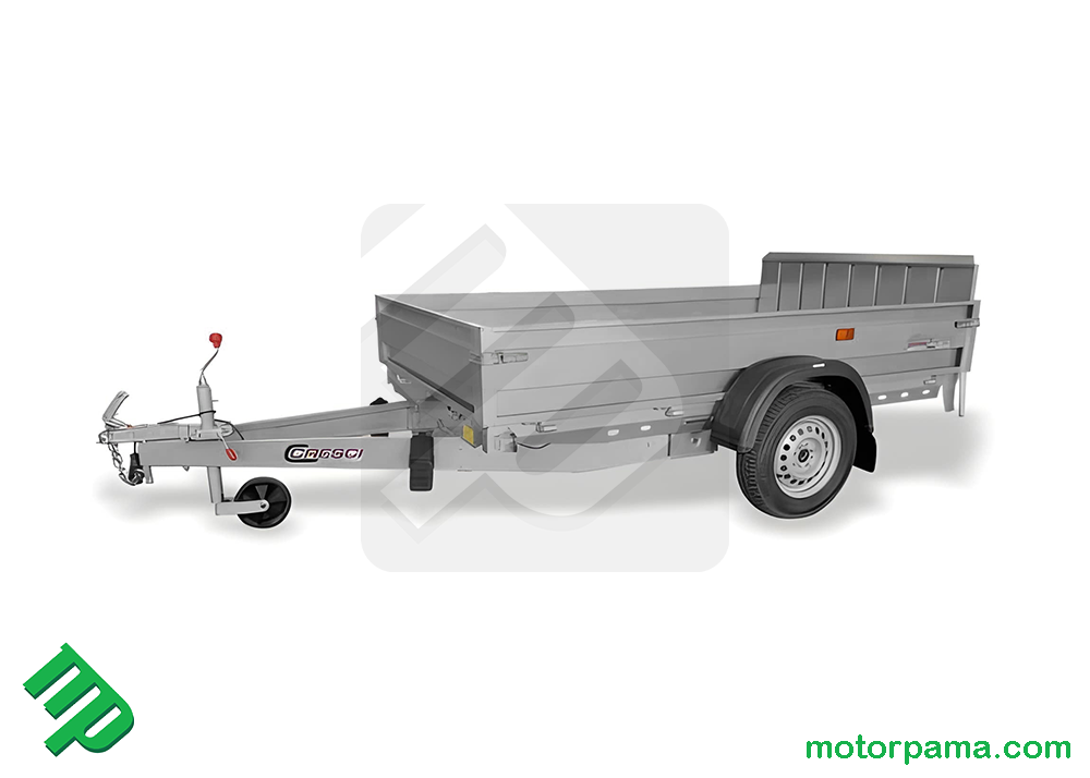 Carrello Cresci Rimorchi H8L senza freni