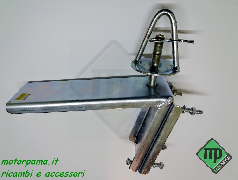Kit portaruota di scorta per rimorchio carrello cresci umbra a timone per vari modelli N - immagine 3