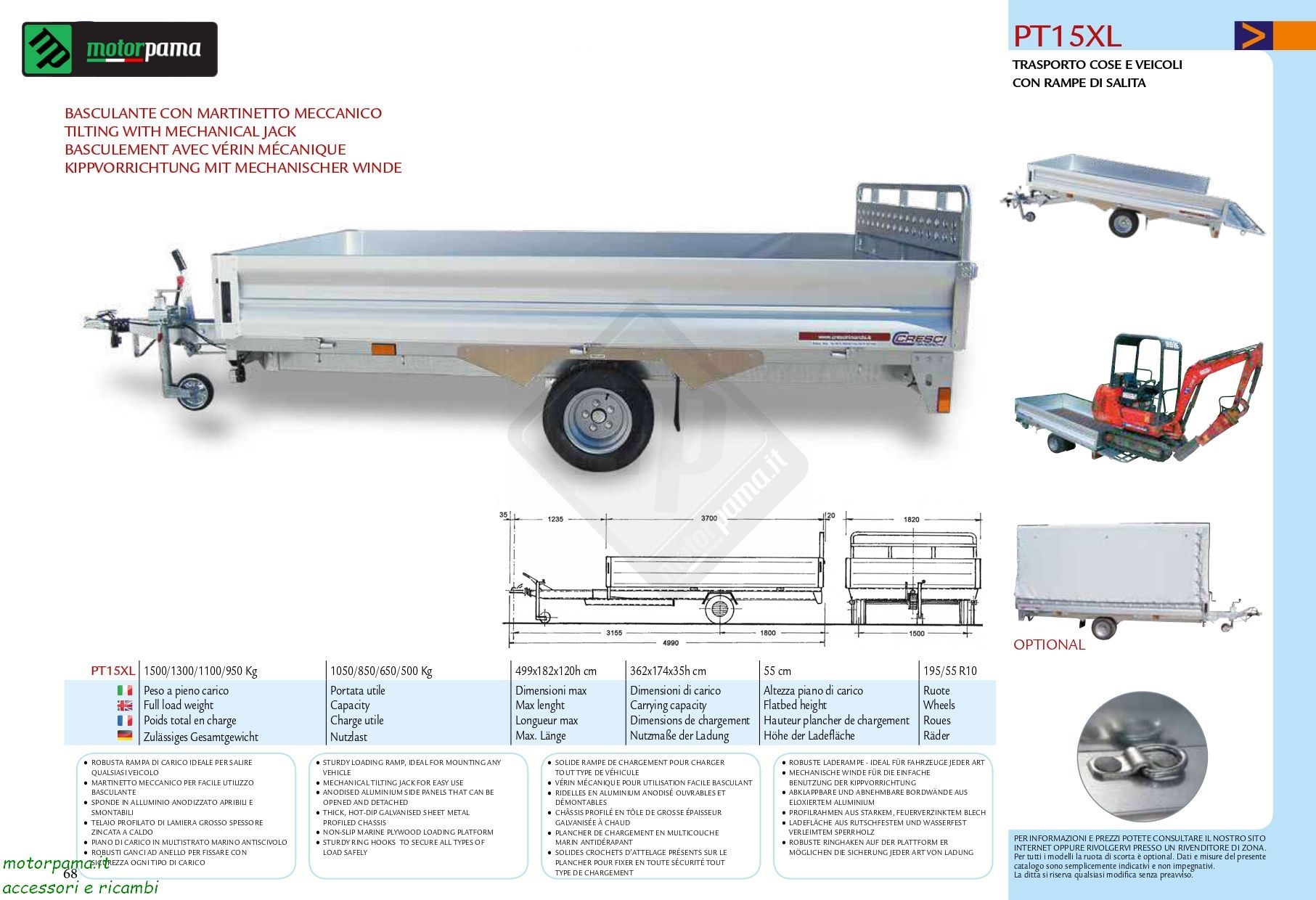 Cresci rimorchi PT15XL - immagine 4