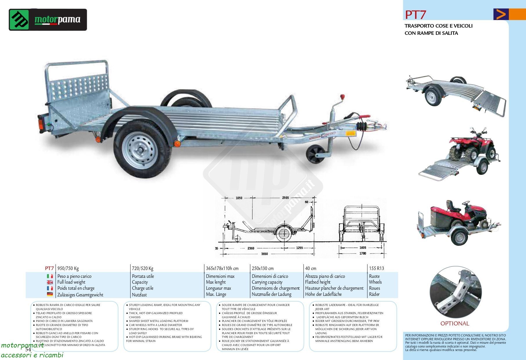 Carrello Cresci Rimorchi PT7 - immagine 14