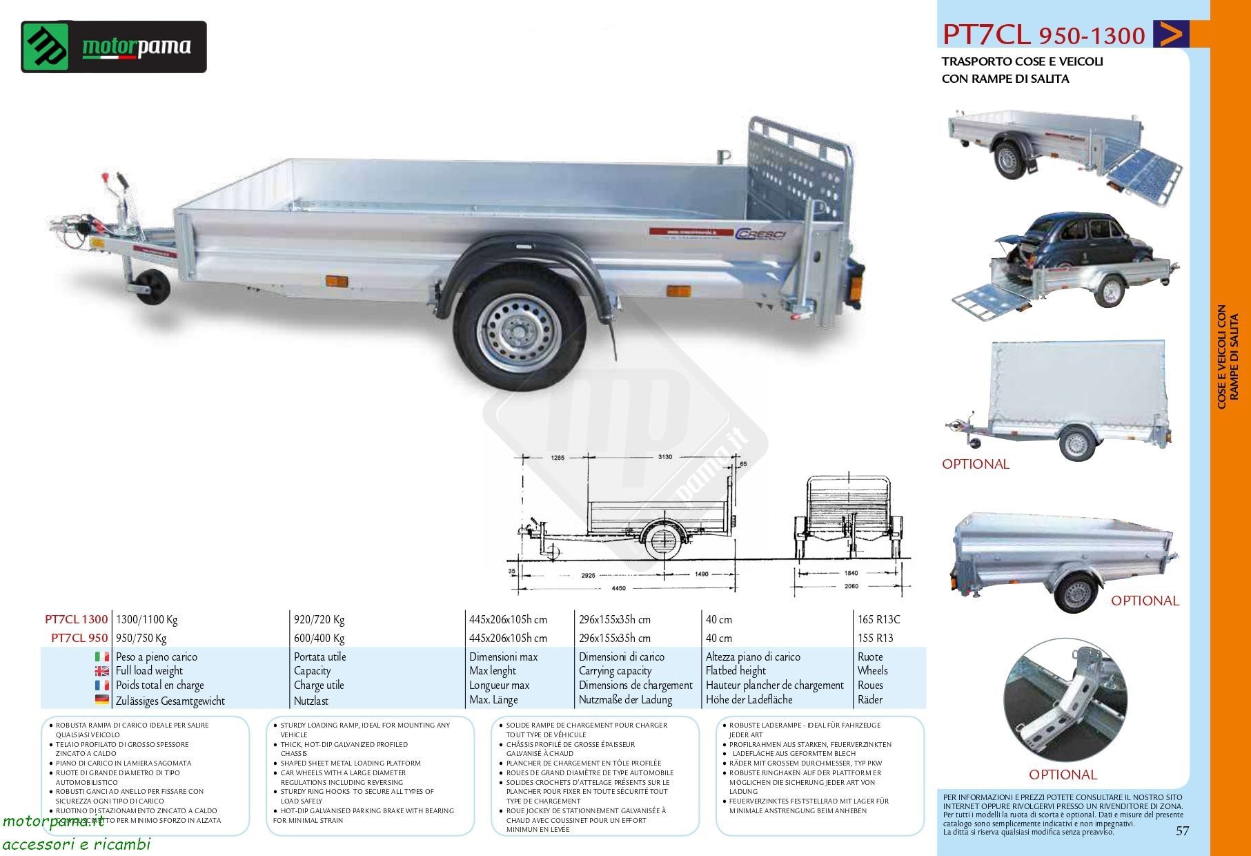 Carrello Cresci Rimorchi PT7CL - immagine 21